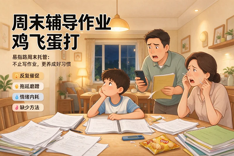 易指路周末托管作业班