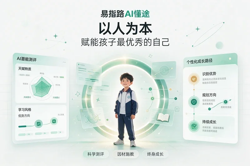 从“补课”到“补潜能”：易指路AI懂途，以人为本，赋能孩子最优秀的自己