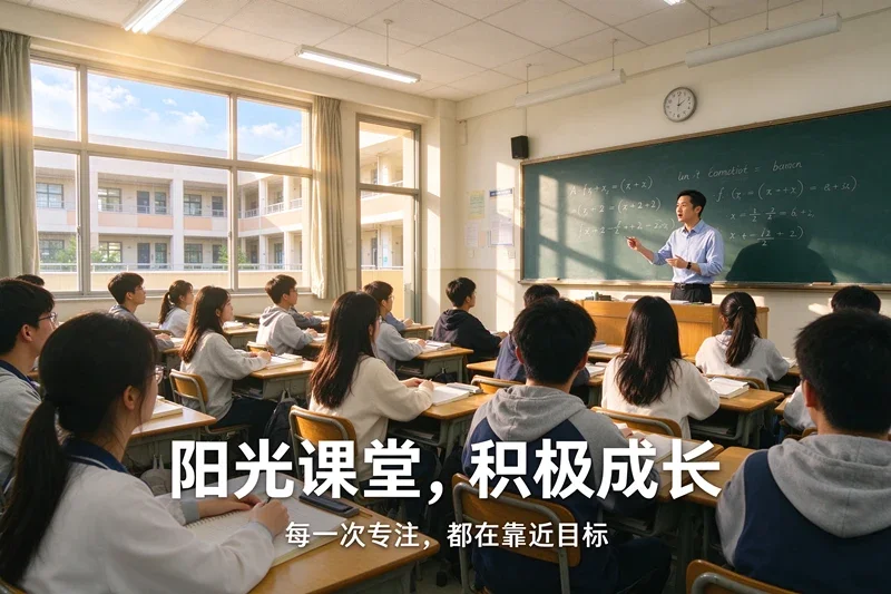 易指路特色高中 阳光课堂 积极成长