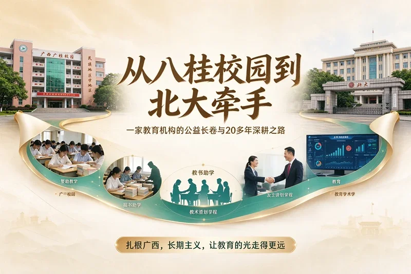 从八桂校园到北大牵手：一家教育机构的公益长卷与20年深耕之路